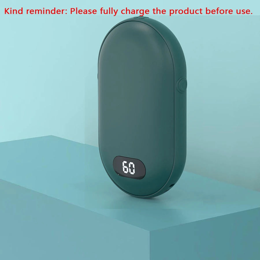 Chauffe-mains rechargeable USB – chauffe des deux côtés, 2 niveaux