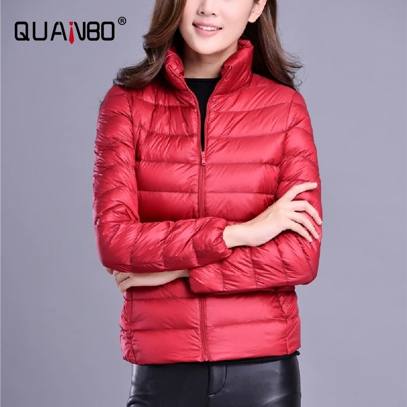 Doudoune courte femme ultra-légère et pliable – 15 coloris