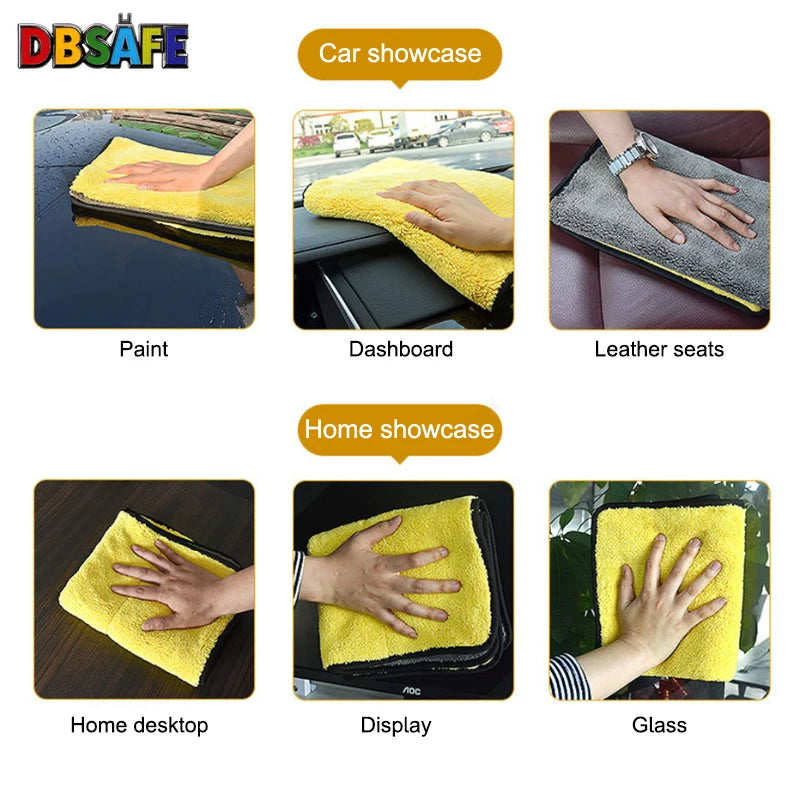 Serviette microfibre premium pour voiture – 5 tailles
