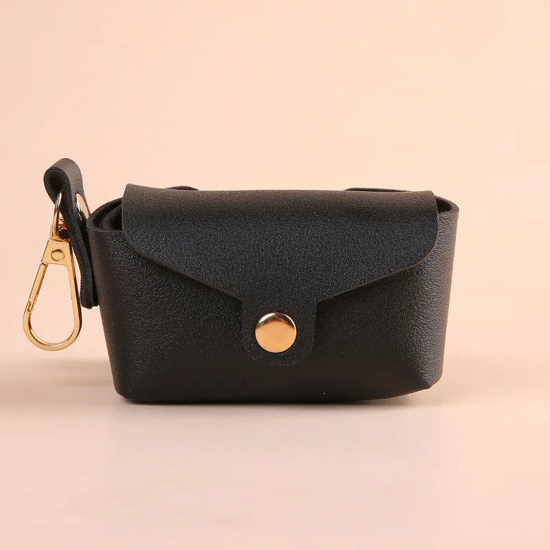 Distributeur de sacs à déjections pour chien – attache en cuir